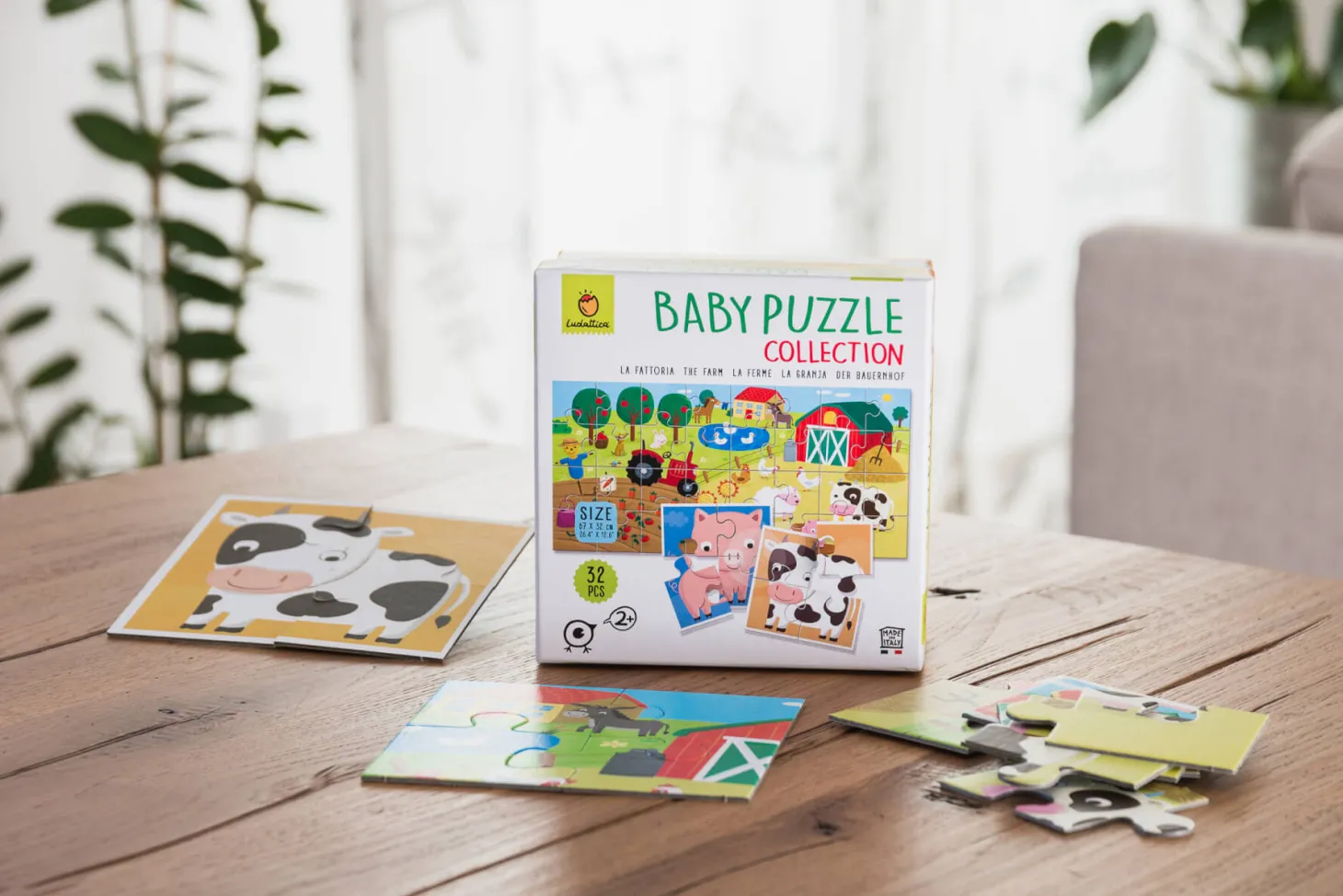 Baby puzzle - dwustronne puzzle dla najmłodszych - WIEŚ