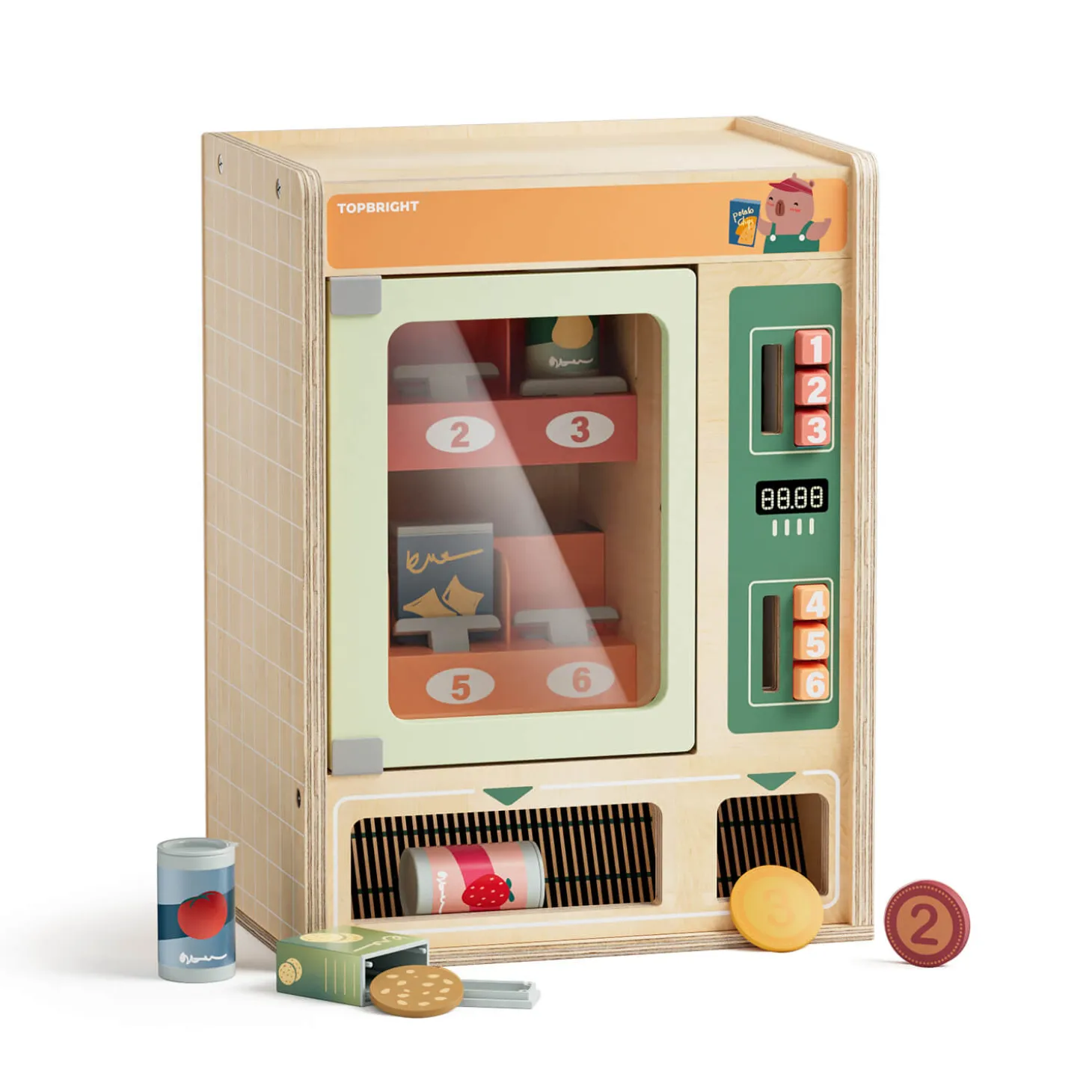 Drewniany automat sprzedający Shop&Go 36m+