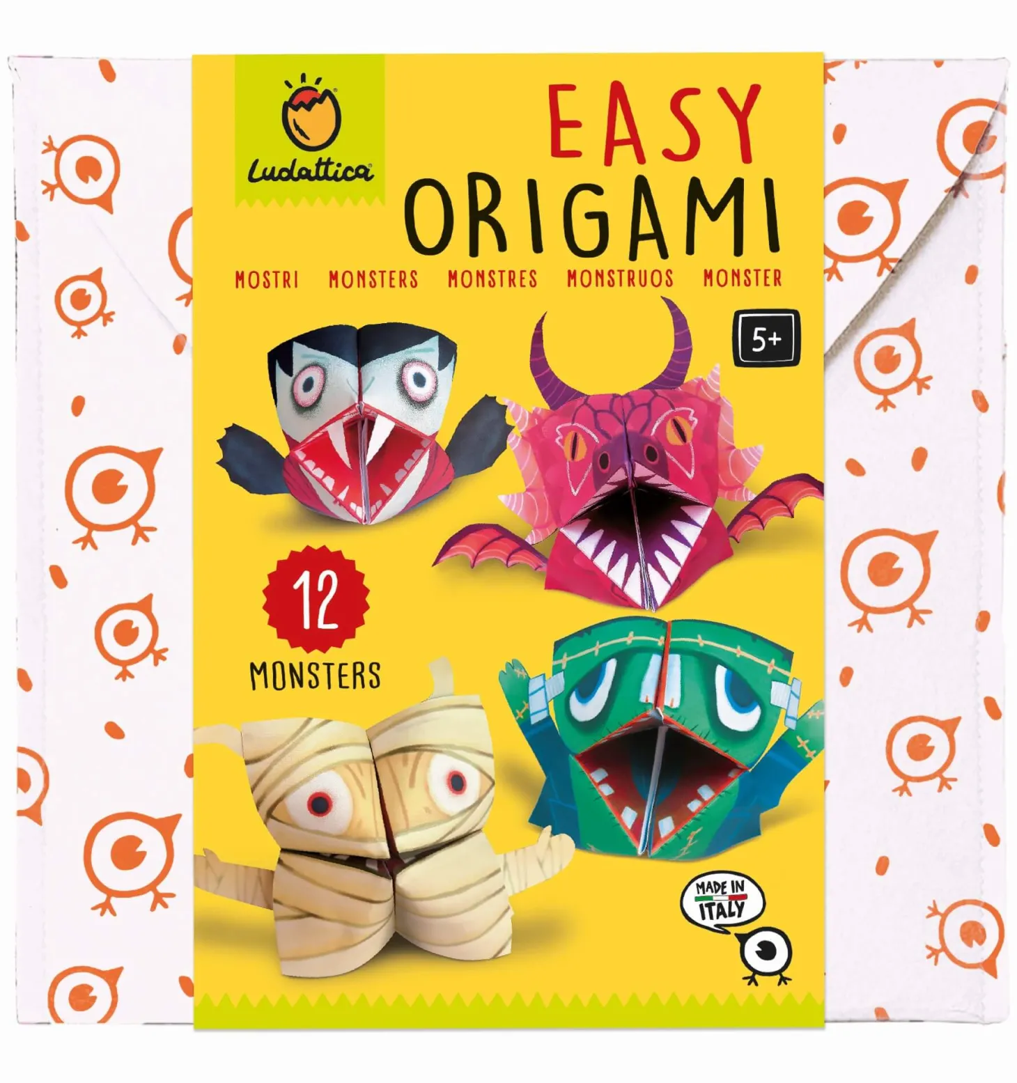 EASY ORIGAMI - zestaw kreatywny - SMOKI i POTWORKI
