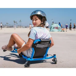 EzyRoller Spinner X Pojazd gokart napędzany nogami z funkcją 360° 4-12 lat - Blue