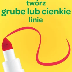 Flamastry mazaki dla dzieci zmywalne Super Tips, 24szt.