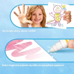 Kolorowanka dla dzieci i 4 niebrudzące magiczne flamastry Color Wonder Mess Free Bluey 3+
