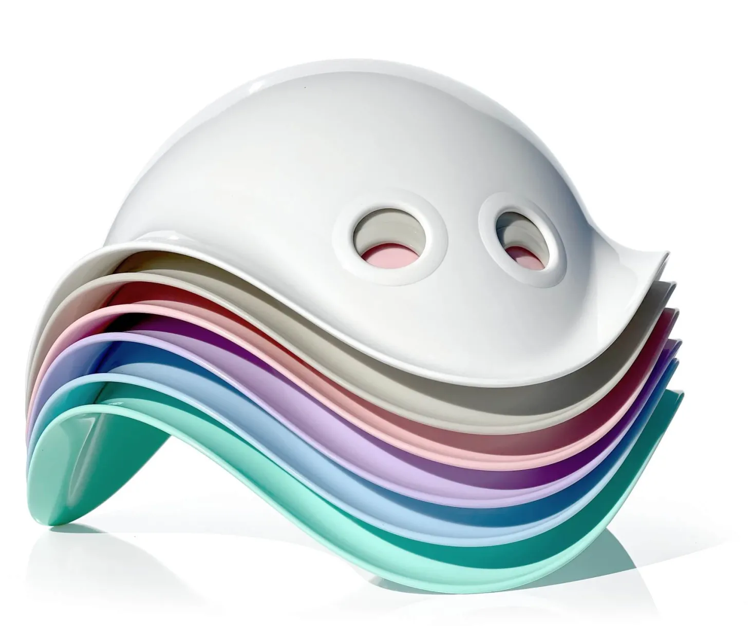 Muszelka Bilibo błękitna - zabawka kreatywna