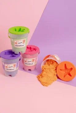 Piasek kinetyczny z foremką, 100% naturalny RÓŻOWY, 500g