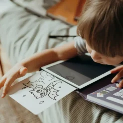 Tablet graficzny z szablonami do rysowania KIDYDRAW-MINI - ocean i piraci