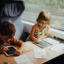 Tablet graficzny z szablonami do rysowania KIDYDRAW-MINI - galaktyka