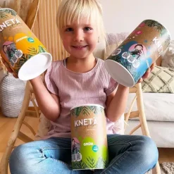 Wegańska masa plastyczna w puszce XXL, 1kg - pomarańczowa