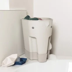 Wolnostojący Pojemnik na Zabawki do Kąpieli Ellie Taupe