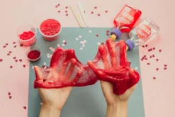 Zestaw DIY Slime - truskawka XL