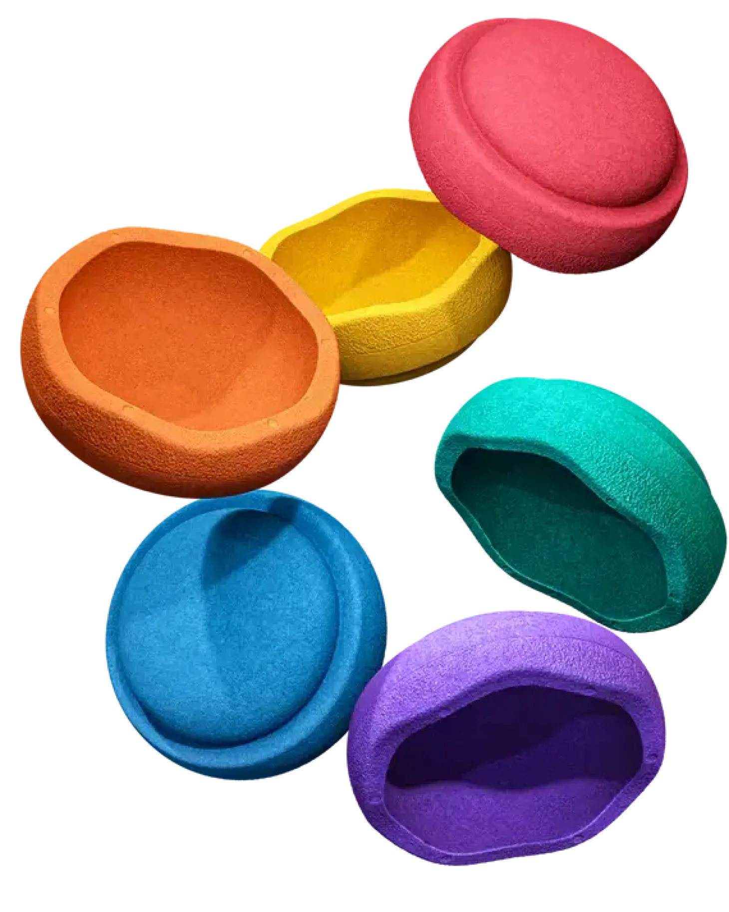 Zestaw do balansowania Stapelstein® Original - Rainbow Classic, 6el.